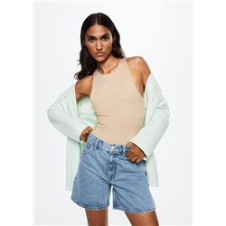 Short vaquero recto -  Mujer | MANGO OUTLET España