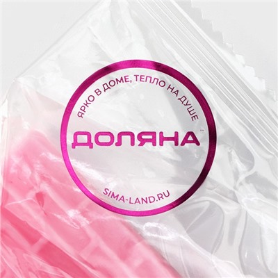 Молд Доляна «Кирпичная стена», силикон, 10×10 см, цвет розовый