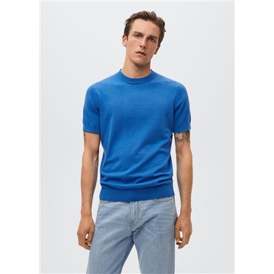 Camiseta punto algodón -  Hombre | MANGO OUTLET España