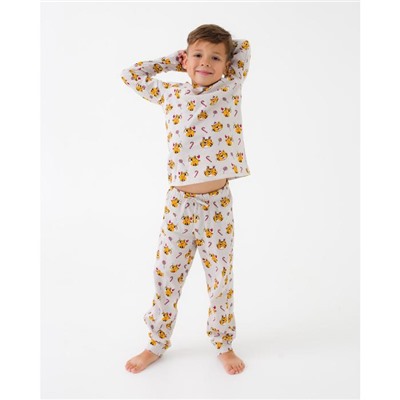 Пижама детская новогодняя KAFTAN Happy Holidays, размер 30 (98-104 см)