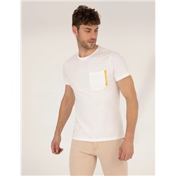 Ekru Slim Fit Pocket Bicycle T -For
