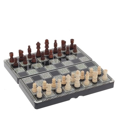 Игра настольная 3 в 1 (шахматы, шашки, нарды), L30 W15 H5 см