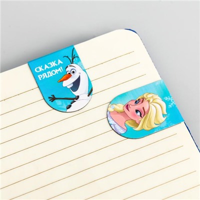 Магнитные закладки для книг, 6 шт. на открытке Frozen, «Холодное сердце»