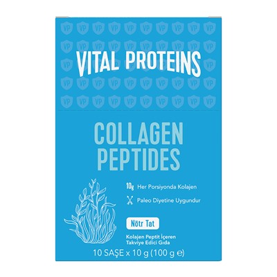 Коллагеновые пептиды Vital Proteins 10 пакетиков по 10 гр Нейтральный вкус