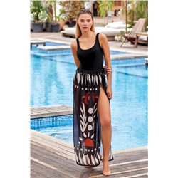 Юбка Pareo Long Tieable Lace 2 6090 Черный