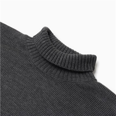 Джемпер вязаный женский MINAKU: Knitwear collection цвет антрацит, р-р 46-48