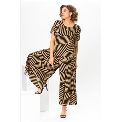 Romanovich Style 2-2704 коричневый, Брюки, Блуза