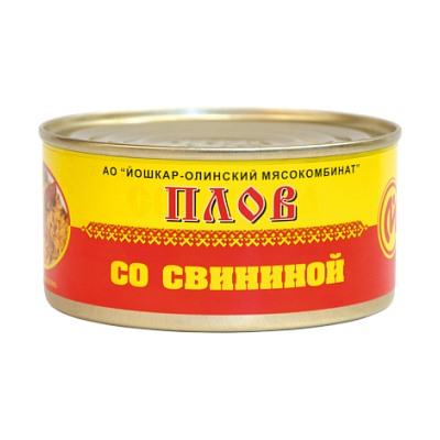 Консервы мясные Плов со свининой №8, 325 г