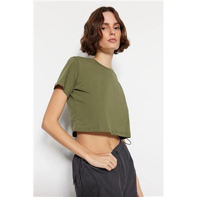 Khaki-White 2 упаковка на 100 %хлопковая травма для велосипедной воротнички футболка Twoss20ts1480