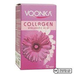 Voonka Коллаген Гиалуроновая кислота 32 таблетки