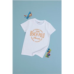 Белый велосипедный воротник мальчика T -Fish Surprise Discount в корзине