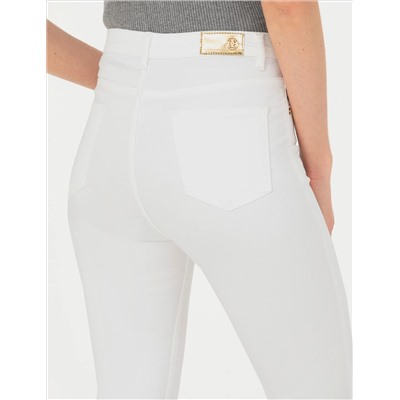 Ecru Skinny Fit Canvas брюки