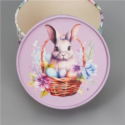 Коробка подарочная, упаковка на Пасху, «Пасхальный кролик», 13 х 8.5 см