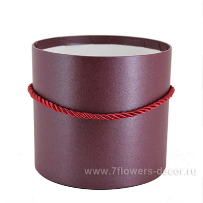 Коробка шляпная без крышки, D12,5xH12 см