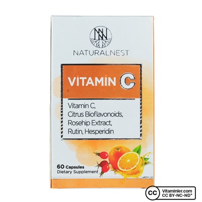NaturalNest Витамин C 60 капсул