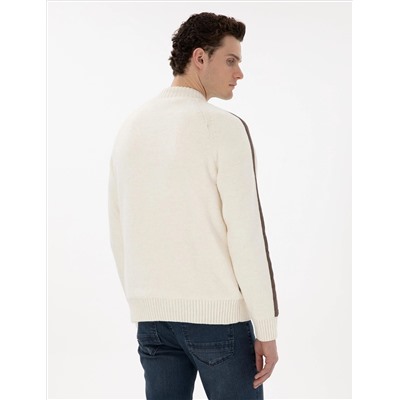 Ecru Comfort Fit Nititual Cardigan