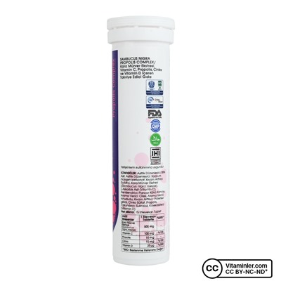 Voonka Sambucus Nigra Propolis Complex 15 шипучих таблеток