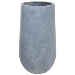 Кашпо Nobilis Marco "Stone grey Jar" (файберглас), D29хH60 см
