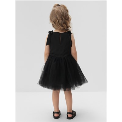 Платье нарядное детское MINAKU: PartyDress цвет чёрный, рост 128
