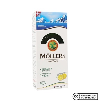 Möller's Omega 3 Масло печени трески 250 мл