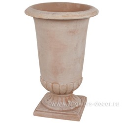 Кашпо терракота Nobilis Marco "Mterra French Vase", D40хH63 см