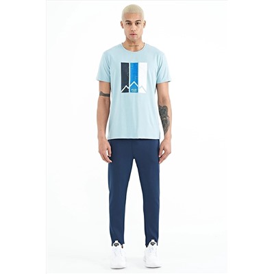Низ мужского спортивного костюма Bain Indigo Scuba Fabric — 84949 A13ER-84949