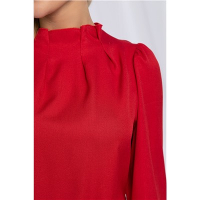 Платье Яркий акцент (красное) П12959-36М
