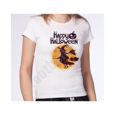 Футболка halloween "Ведьма на метле"