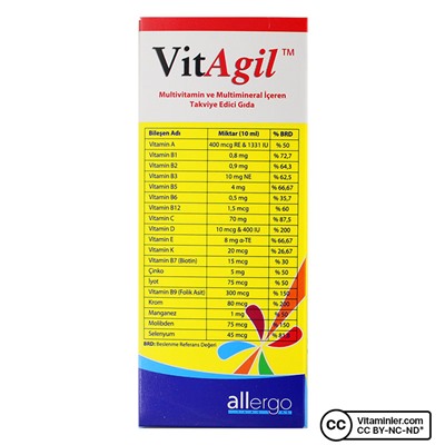 Allergo VitAgil Мультивитаминно-минеральный сироп 250 мл