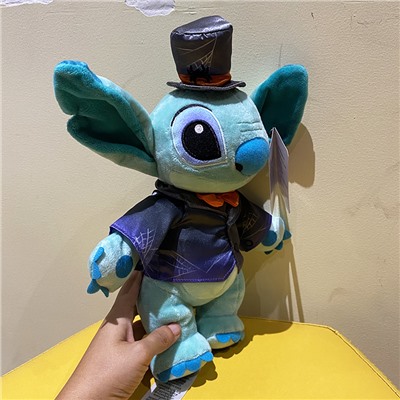 Настоящая плюшевая кукла Stitch Halloween из Диснейленда