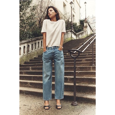 JEANS Z1975 RECTOS TIRO MEDIO CROPPED