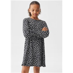 Vestido estampado flores -  Niña | MANGO OUTLET España