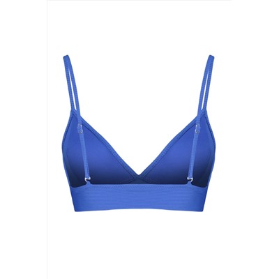 Текстурированный топ бикини с треугольными чашками Saks TBESS21BU0085