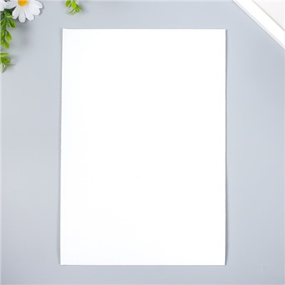 Фоамиран глиттерный Magic 4 Hobby 2 мм, цв.белоснежный, 20х30 см
