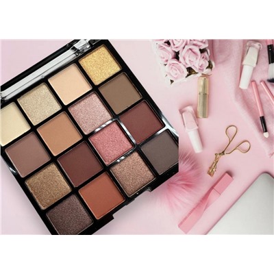 Тени DO DO GIRL Eyeshadow перламутр+матовые 16 цветов ТОН 01
