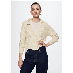 Jersey punto calado -  Mujer | MANGO OUTLET España