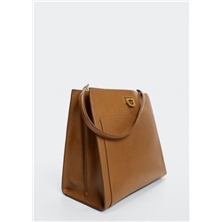 Bolso cuadrado asa corta -  Mujer | MANGO OUTLET España