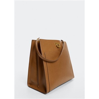 Bolso cuadrado asa corta -  Mujer | MANGO OUTLET España