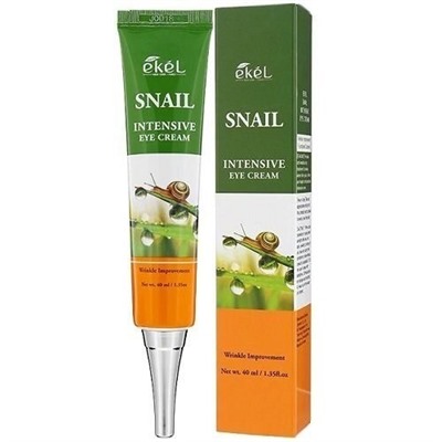 EKEL SNAIL Intensive Eye Cream/Крем для кожи вокруг глаз с муцином улитки , 40 мл