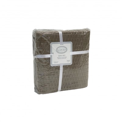 Плед KARVEN Super Soft MELINDA 200*220 п/э евро Р 942 капучино (Акция).