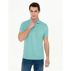 Cagla Green регулярно подходит Polo Yaka Mercerized T -Fork