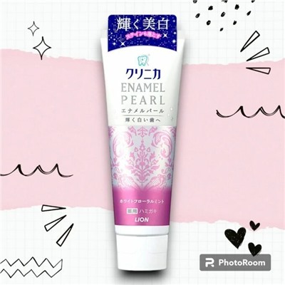 Зубная паста Lion "Clinica Enamel Pearl"  с отбеливающим действием со вкусом мяты 130 гр