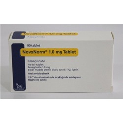 NOVONORM 1 mg 90 tablet (Repaglinid)