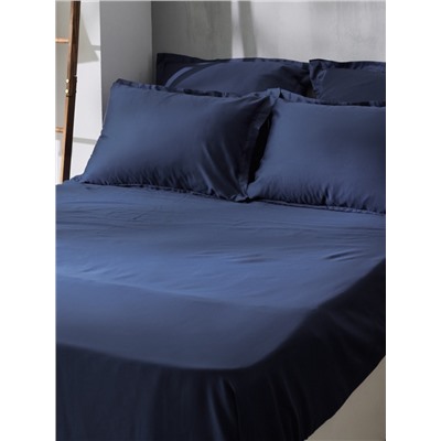 Простыня SL Home Tencel 160*235 см , цв. синий