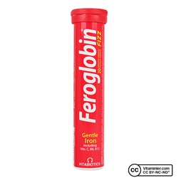 Vitabiotics Feroglobin Fizz 20 Шипучая таблетка