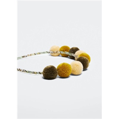 Diadema pompones -  Niña | MANGO OUTLET España