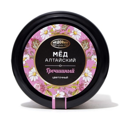 Мёд алтайский гречишный, натуральный цветочный, 200 г