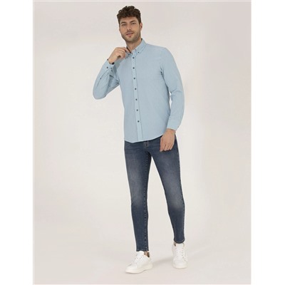 Aqua Slim Fit рубашка с длинным рукавом