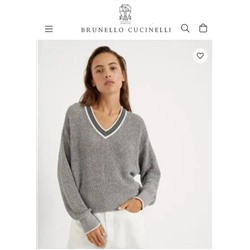 Изысканный и непринужденный пуловер Brunell*o Cucinell*i