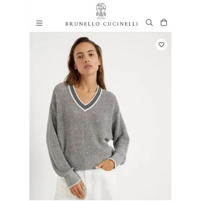 Изысканный и непринужденный пуловер Brunell*o Cucinell*i